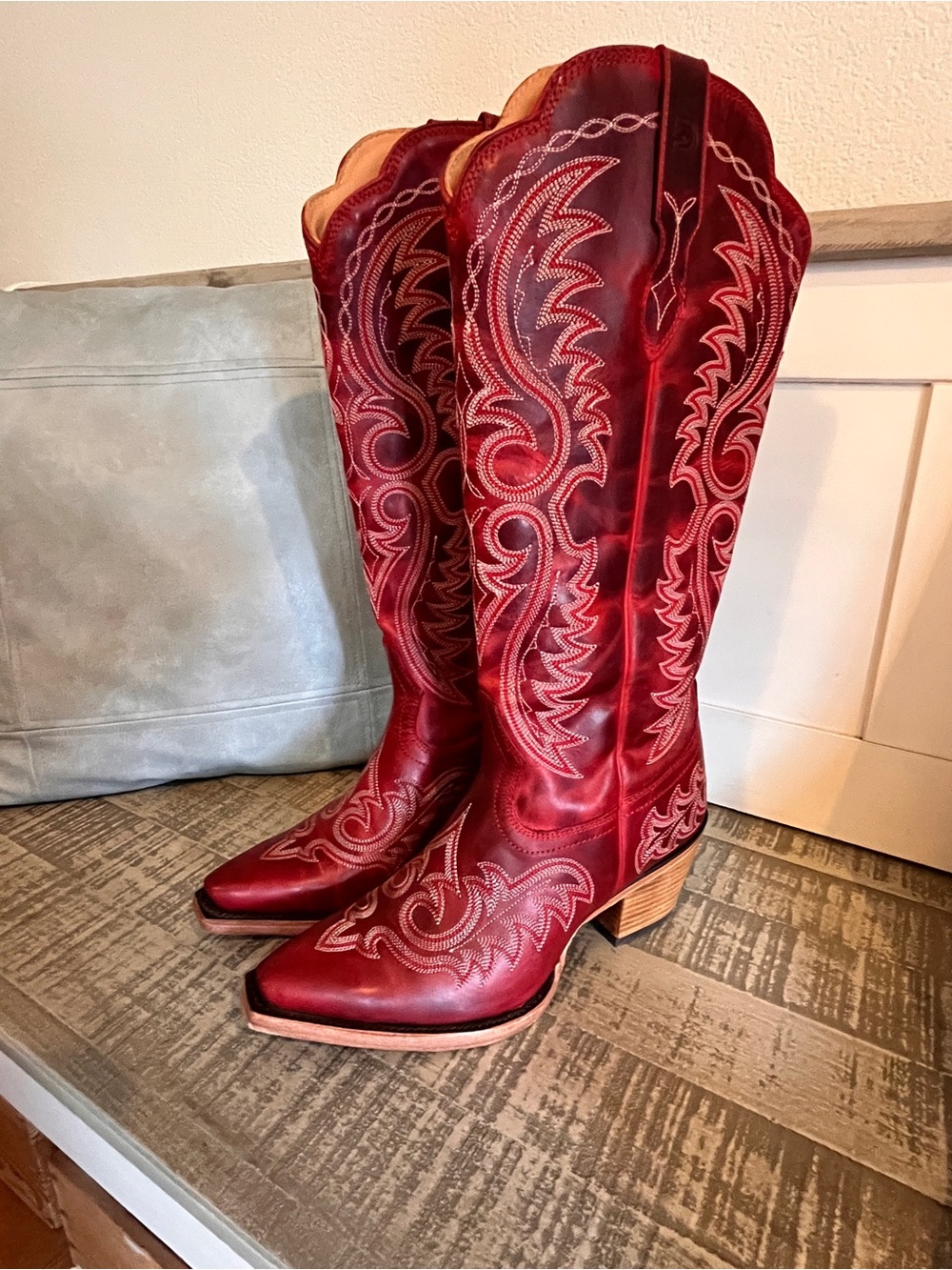 Durango Western Embroidered Knee-High Boots